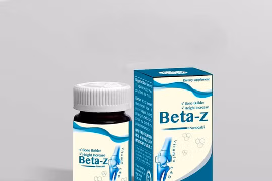 Thực phẩm chức năng Beta z giả mạo giấy chứng nhận lưu hành