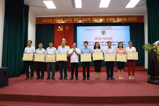 Phú Thọ: Tổng kết 10 năm thực hiện Cuộc vận động “Người Việt Nam ưu tiên dùng hàng Việt Nam”