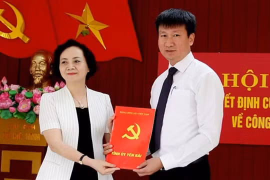 Bí thư Huyện ủy Văn Yên Trần Huy Tuấn giữ chức Trưởng ban Tổ chức Tỉnh ủy Yên Bái