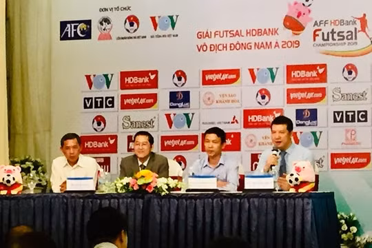 Tuyển futsal Việt Nam đặt mục tiêu vào top 3 ở giải Futsal HDBank Đông Nam Á 2019