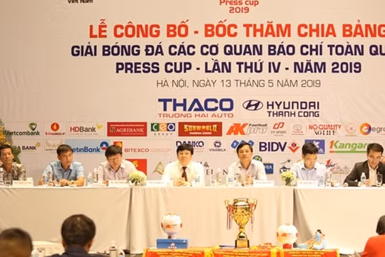 Giải bóng đá các cơ quan báo chí toàn quốc khởi tranh vào cuối tháng 5