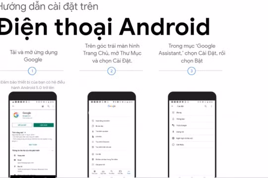 Cách sử dụng Google Assistant tiếng VIệt trên điện thoại Android và iOS