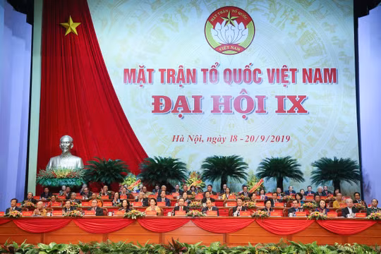 Khai mạc trọng thể Đại hội đại biểu toàn quốc Mặt trận Tổ quốc Việt Nam lần thứ IX nhiệm kỳ 2019-2024