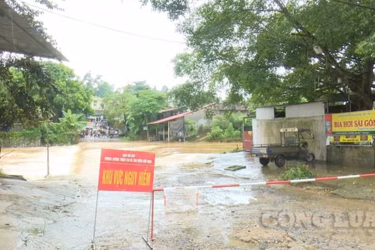 Phú Thọ: Đề phòng lũ, sạt lở đất trên diện rộng