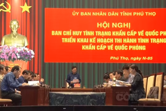 Phú Thọ: Khai mạc diễn tập khu vực phòng thủ tỉnh năm 2019