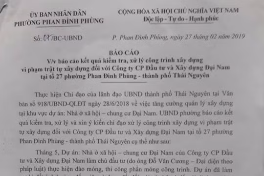 Giám đốc Công ty Đại Nam coi trời bằng vung