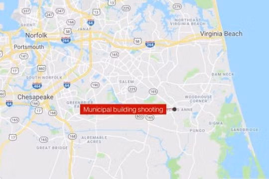 Xả súng kinh hoàng tại Virginia, Mỹ khiến hơn 11 người thiệt mạng