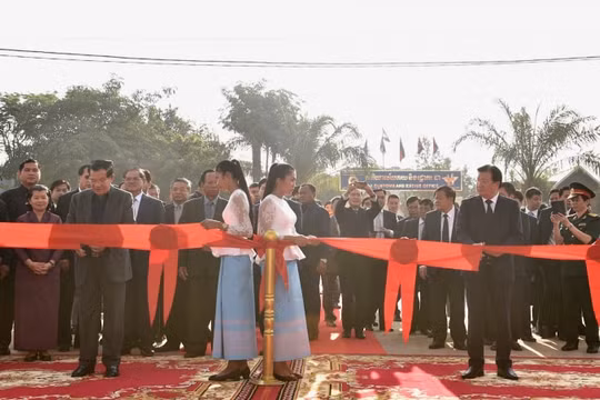 Lễ khánh thành Chợ Đa là ngày vui chung của cư dân biên giới hai nước Việt Nam-Campuchia
