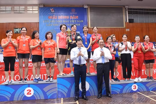 Bế mạc Giải bóng bàn Cúp Hội Nhà báo Việt Nam lần thứ XIII - năm 2019