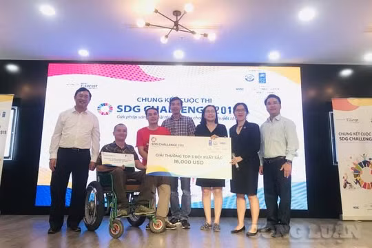 3 giải đặc biệt dành cho người khuyết tật được trao tại Chung kết SDG Challenge 2019