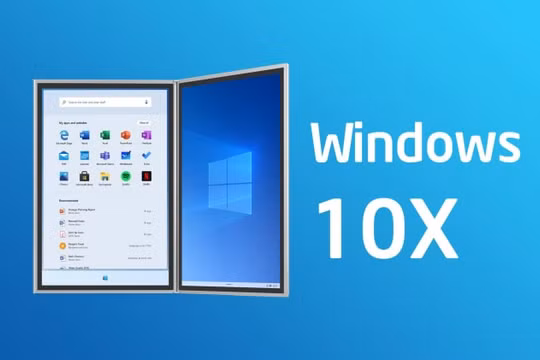 Windows 10X- hệ điều hành dành riêng cho máy tính gập, màn hình kép