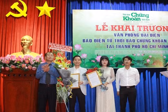 Thời báo chứng khoán Việt Nam khai trương văn phòng đại diện tại TP.HCM