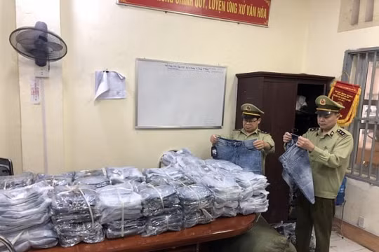 Thu giữ 800 sản phẩm quần áo giả nhãn hiệu thời trang