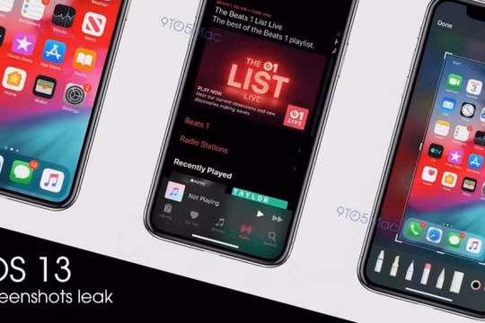 Hình ảnh "giao diện tối" trên iOS 13 tiếp tục rò rỉ