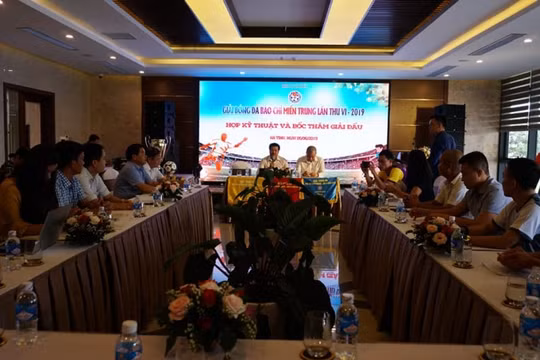 Bốc thăm chia bảng Giải Bóng đá Báo chí miền Trung lần thứ VI, năm 2019