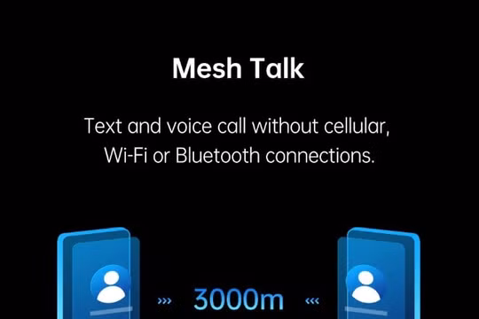 MeshTalk: Công nghệ nhắn tin, gọi điện không cần mạng di động và Wifi của OPPO