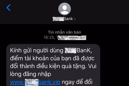 Giả mạo tin nhắn thương hiệu để lừa đảo chiếm đoạt tài sản