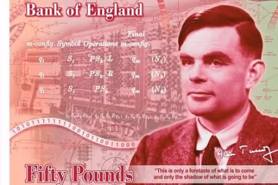 Thiên tài Alan Turing sẽ xuất hiện trên tờ 50 bảng Anh