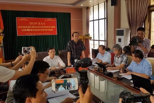 Hà Giang: Công bố danh sách 151 cán bộ, đảng viên liên quan vụ gian lận thi cử