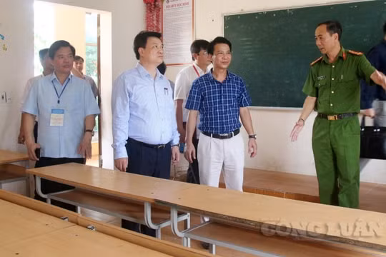 Kiểm tra công tác chuẩn bị thi Trung học phổ thông quốc gia tại Phú Thọ
