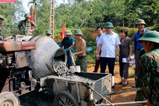 Quyết tâm hoàn thành các tiêu chí khó trong nông thôn mới
