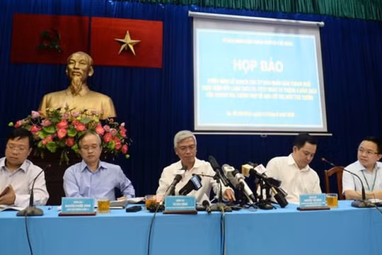 TP. HCM họp báo về tiến trình khắc phục vi phạm tại Thủ Thiêm