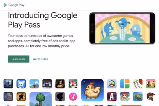 Google Play Pass- đối thủ của Apple Arcade chính thức ra mắt