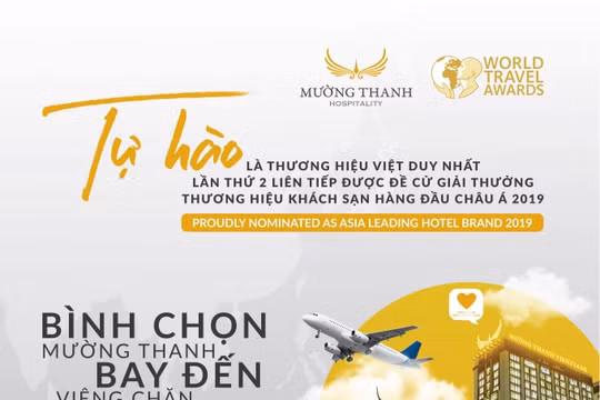 Bình chọn cho Mường Thanh tại WTA nhận cơ hội bay tới Viêng Chăn