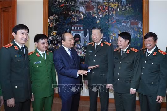 Thủ tướng Nguyễn Xuân Phúc dự Hội nghị Đảng ủy Công an Trung ương
