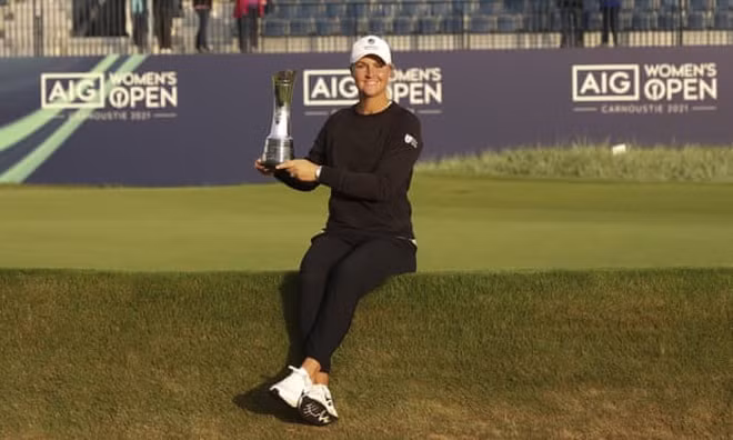 Đây là danh hiệu major thứ ba trong sự nghiệp chơi golf của Anna Nordqvist. Ảnh: internet