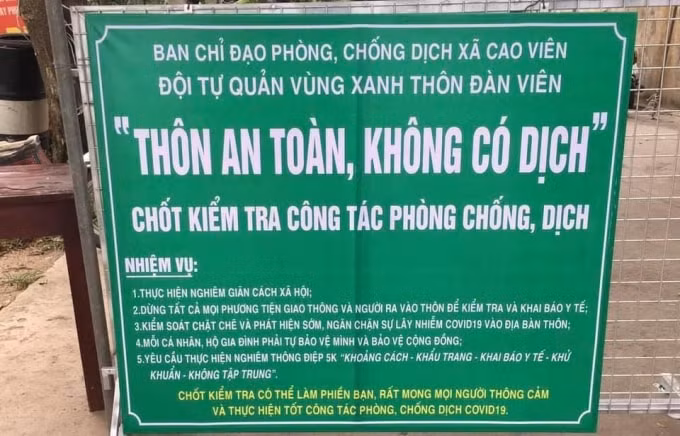 Vùng xanh tại khu vực ngoại thành. Ảnh: Hồng Quang