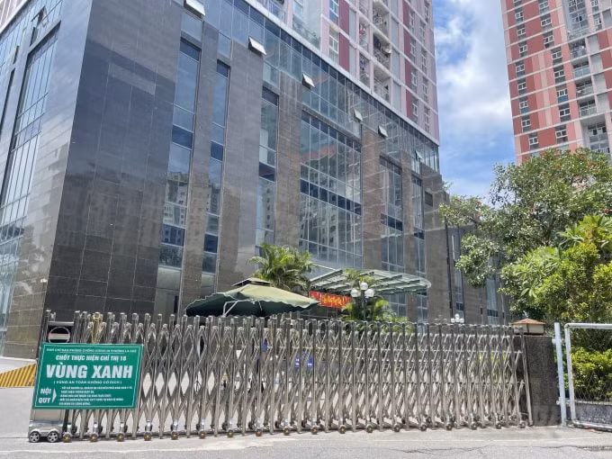 Vùng xanh tại các khu chung cư cũng là 