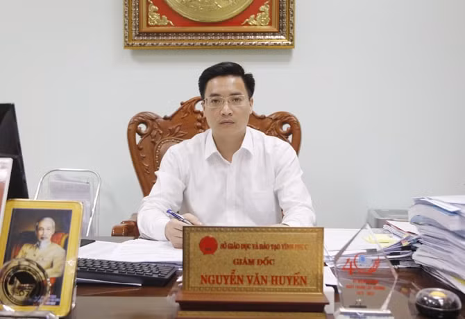 Ông Nguyễn Văn Huyến – Giám đốc Sở Giáo dục & Ðào tạo Vĩnh Phúc.