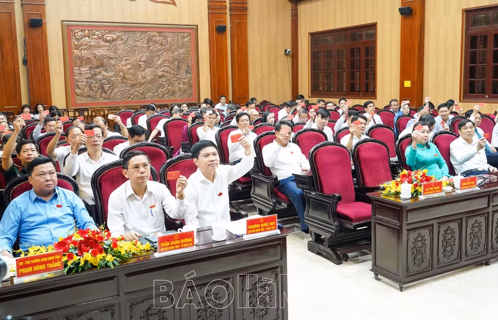 hdnd tinh ha nam khoa xix to chuc ky hop chuyen de thong qua 13 nghi quyet ve kinh te xa hoi hinh 2