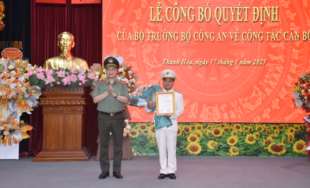thuong ta le ngoc anh giu chuc pho giam doc cong an tinh thanh hoa hinh 1