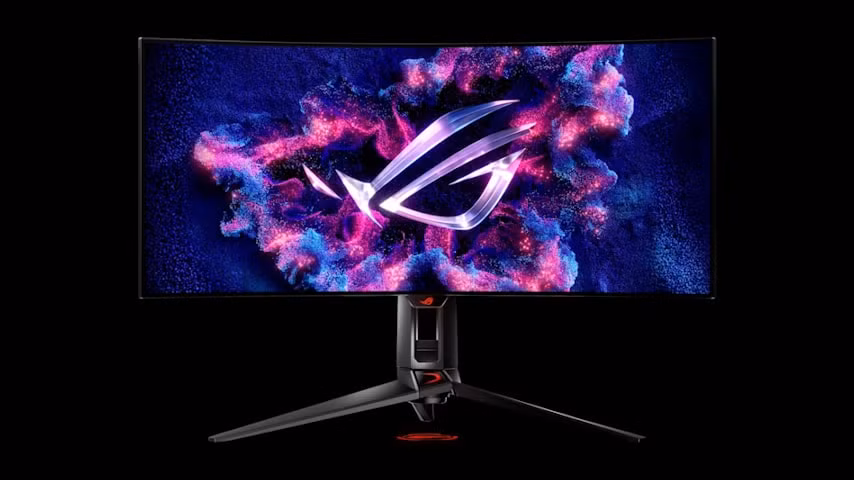 ngam nhin man hinh gaming oled sieu rong 34 inch dau tien tren the gioi do asus san xuat hinh 2