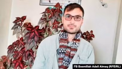 Nhà báo Bismellah Adel Aimaq. ẢNh: Facebook