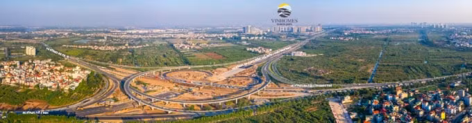 Dự án nút giao đường Vành đai 3 với cao tốc Hà Nội - Hải Phòng sẽ giúp kết nối một loạt các tuyến lưu thông huyết mạch.