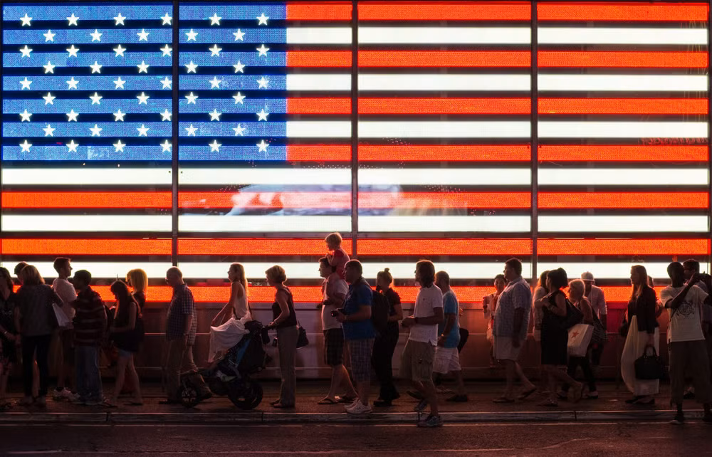 Quảng trường Thời đại ở New York, Mỹ. Ảnh: Unsplash