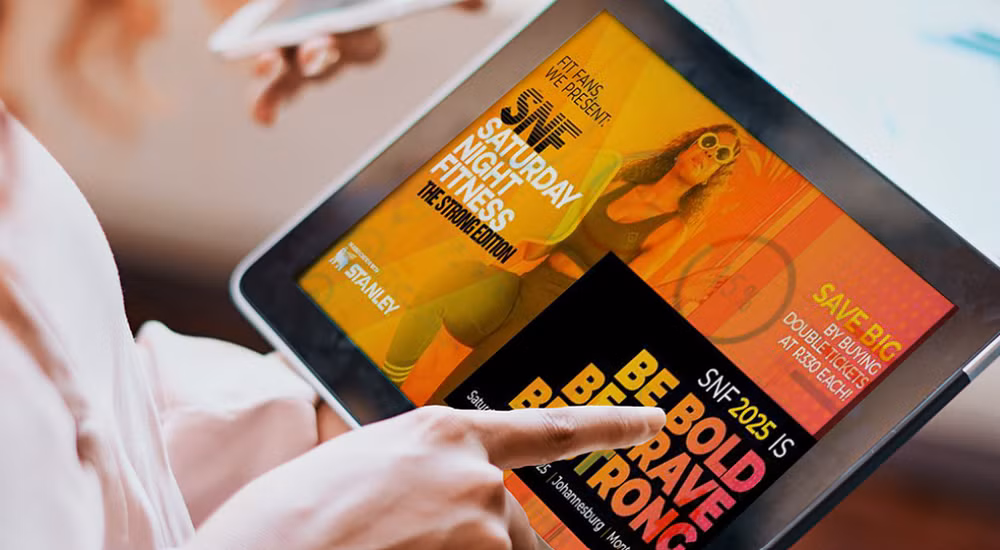 Francois Malan, trưởng bộ phận sự kiện của Media24 tại Nam Phi, đã giải thích cách công ty sử dụng một sự kiện thể dục trực tiếp để xây dựng sự tương tác và kết nối với đối tượng khán giả nữ của mình. Ảnh: INMA