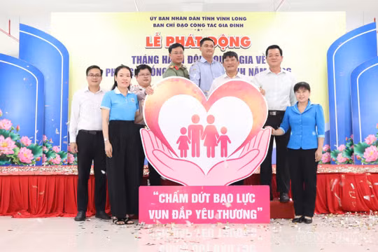 Vĩnh Long: Phát động tháng chiến dịch thay đổi nhận thức về bạo lực gia đình năm 2026