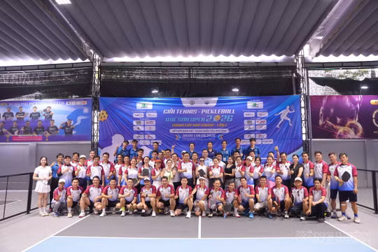 Hơn 200 vận động viên tham gia giải Tennis - Pickleball gây quỹ xây nhà, trao học bổng