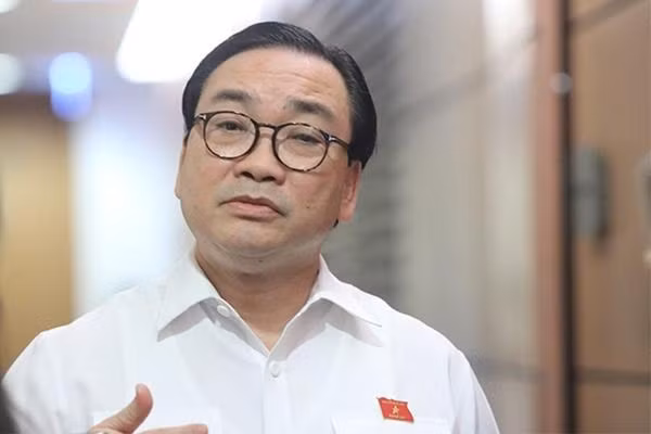 Bí thư Thành ủy Hà Nội Hoàng Trung Hải. Ảnh: TL