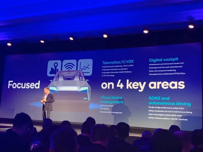 Qualcomm giới thiệu nền tảng. Ảnh: TechCrunch