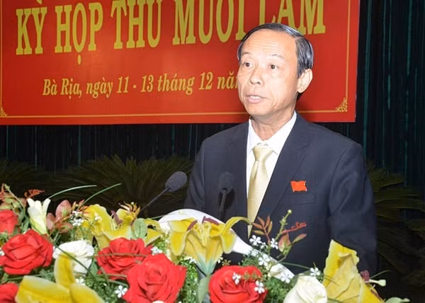 Ông Nguyễn Văn Thọ, Chủ tịch UBND tỉnh Bà Rịa - Vũng Tàu. Ảnh: Báo Bà Rịa - Vũng Tàu