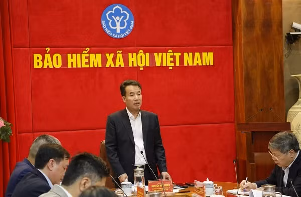 lanh dao bhxh viet nam lam viec voi bhxh 12 tinh thanh pho khu vuc phia bac hinh 4