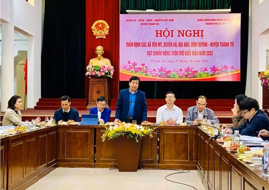 khao sat 8 xa du tieu chuan cong nhan nong thon moi kieu mau tai thanh tri hinh 1