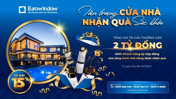 eurowindow khuyen mai lon tang qua khung trong ct tan trang cua nha nhan qua suc khoe hinh 1
