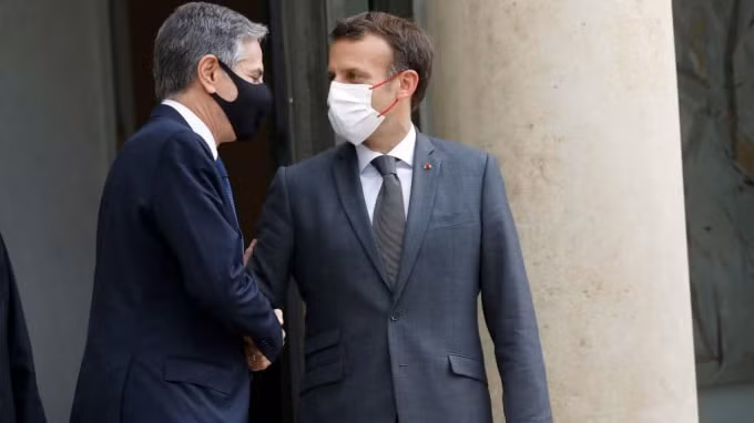 ong macron hoi dam voi blinken lan dau tien sau cuoc khung hoang tau ngam hinh 2