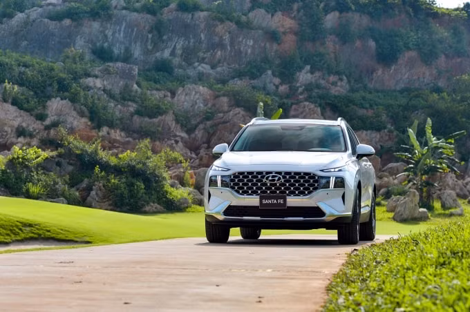 hyundai santafe 2021 xung danh dau bang hinh 1